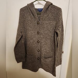Pendleton hooded cardigan